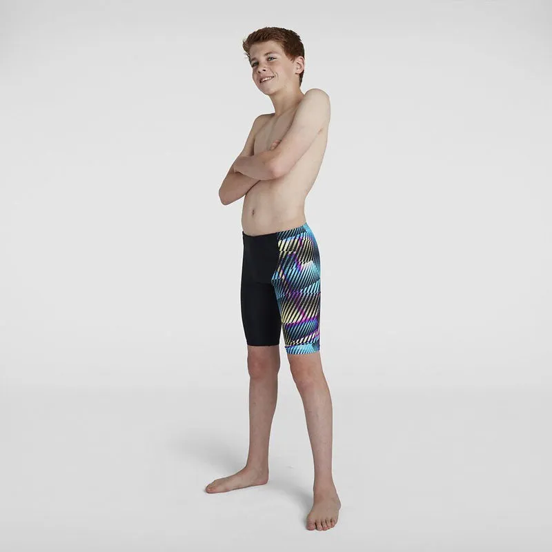 Speedo Boys Digital Allover V Cut Jammer