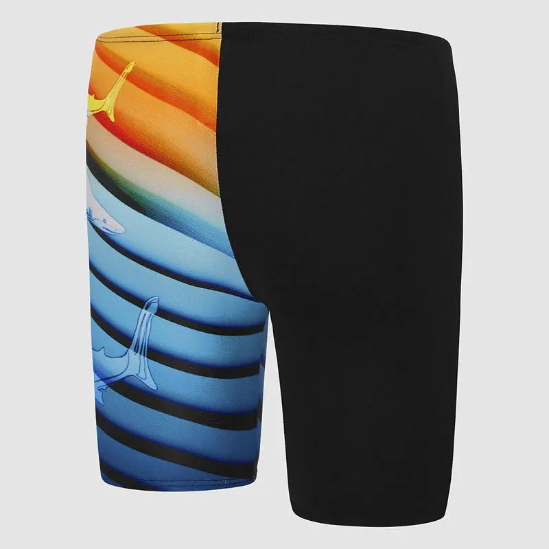 Speedo Boys Hybrid Mid Jammer Swimming Shorts