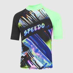 Speedo Boys Incite Shortsleeve Rash Top