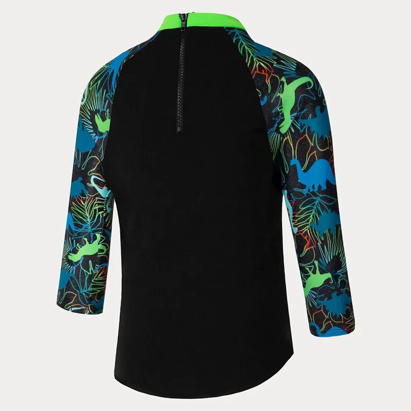 Speedo Boys Long Sleeve Dino Rashie