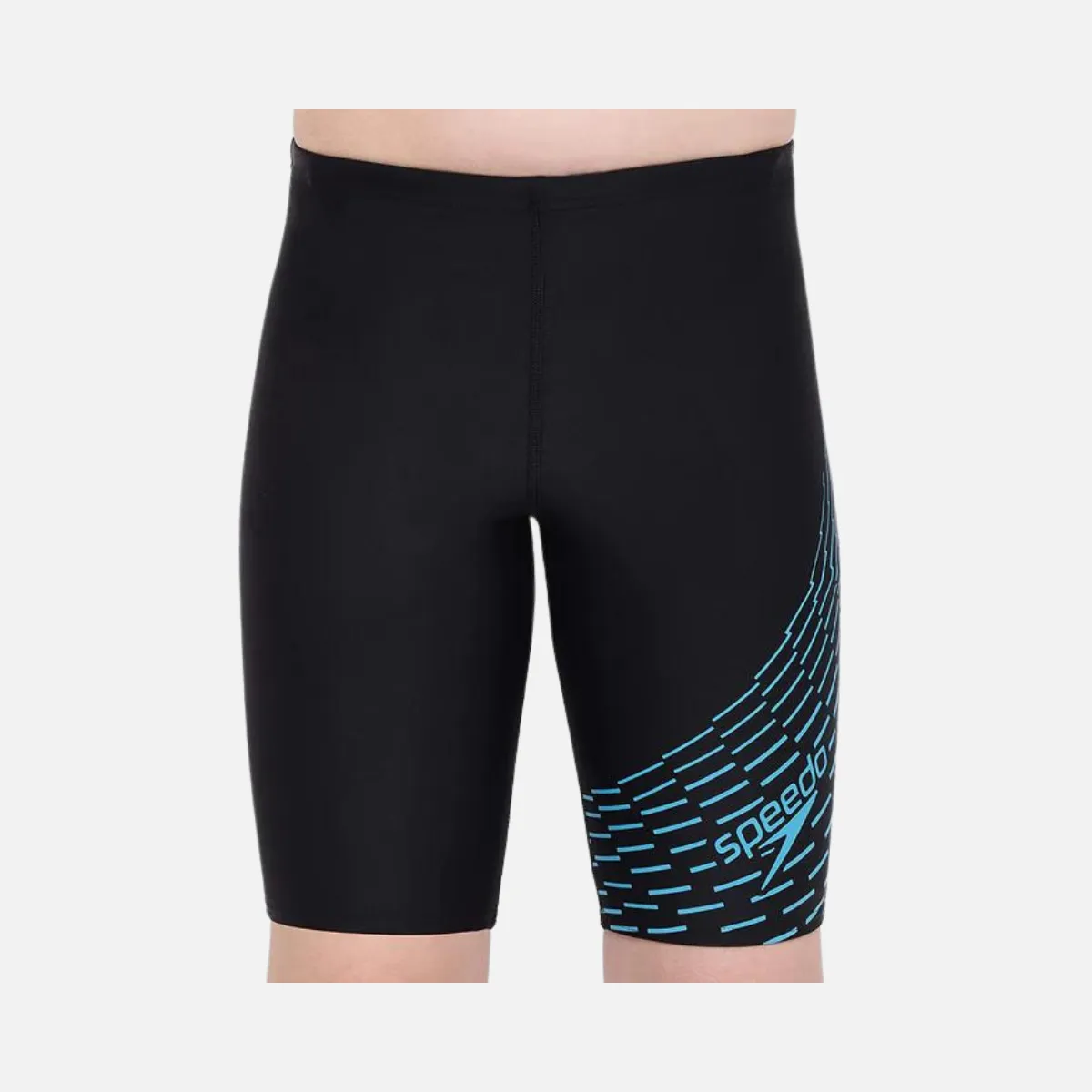 Speedo Boy's Medley Logo Jammer -Black/Aquarium