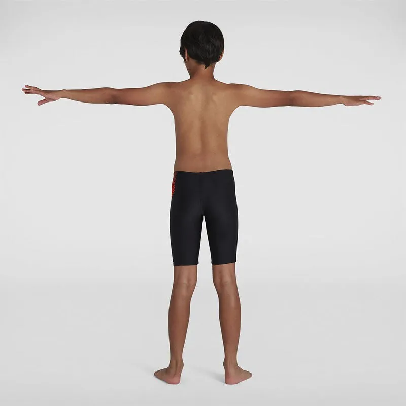 Speedo Boys Plastisol Placement Jammer