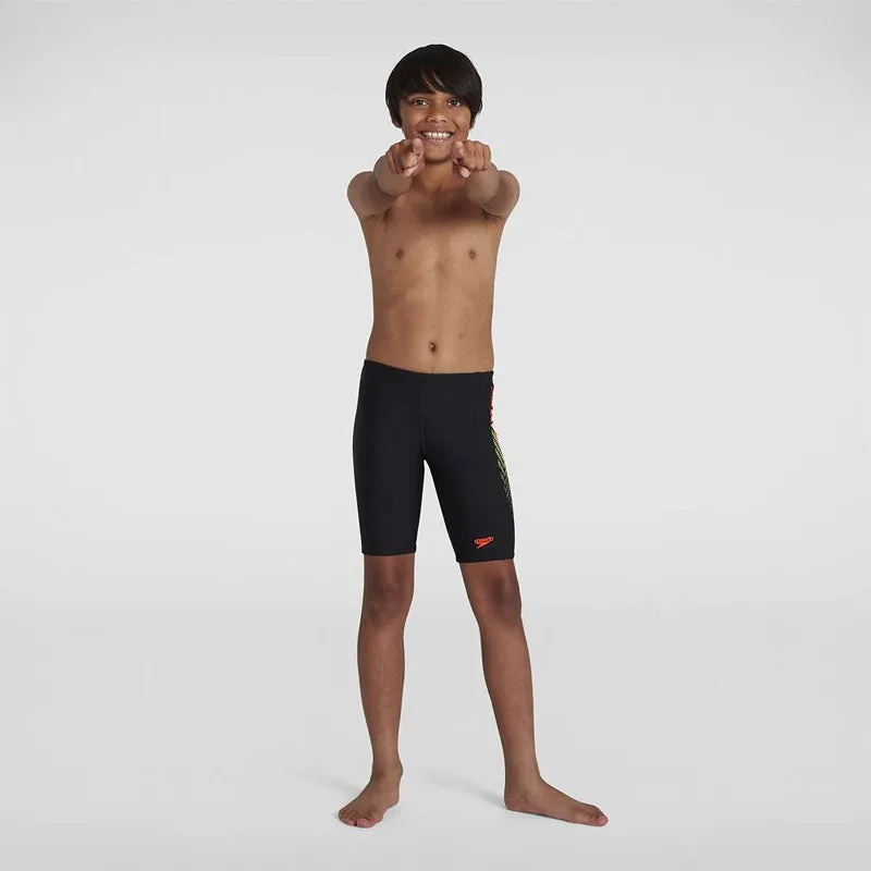 Speedo Boys Plastisol Placement Jammer