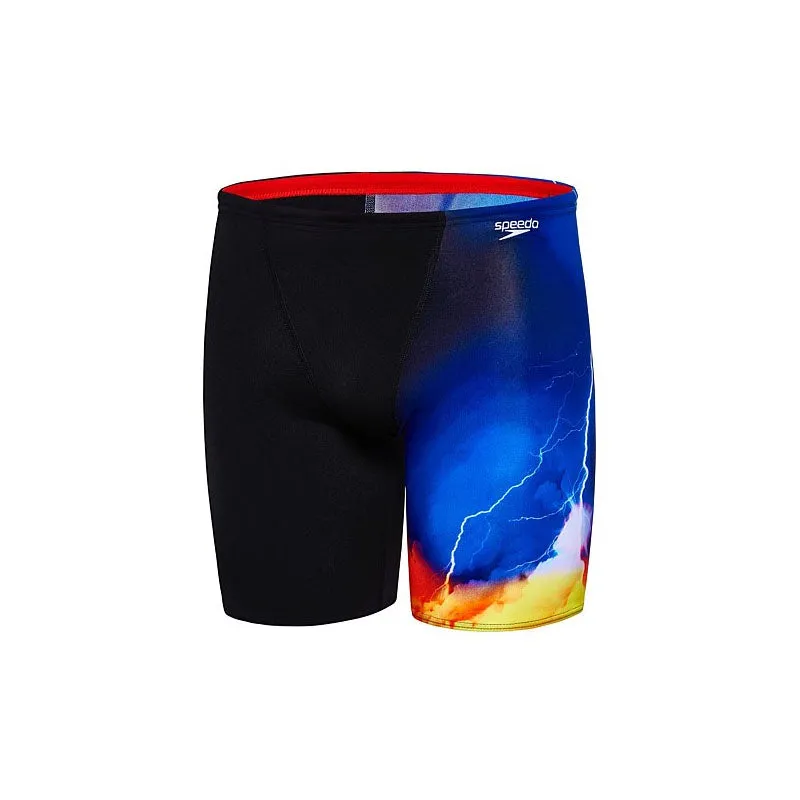 SPEEDO BOYS STRIKE JAMMER BLACK BLUE