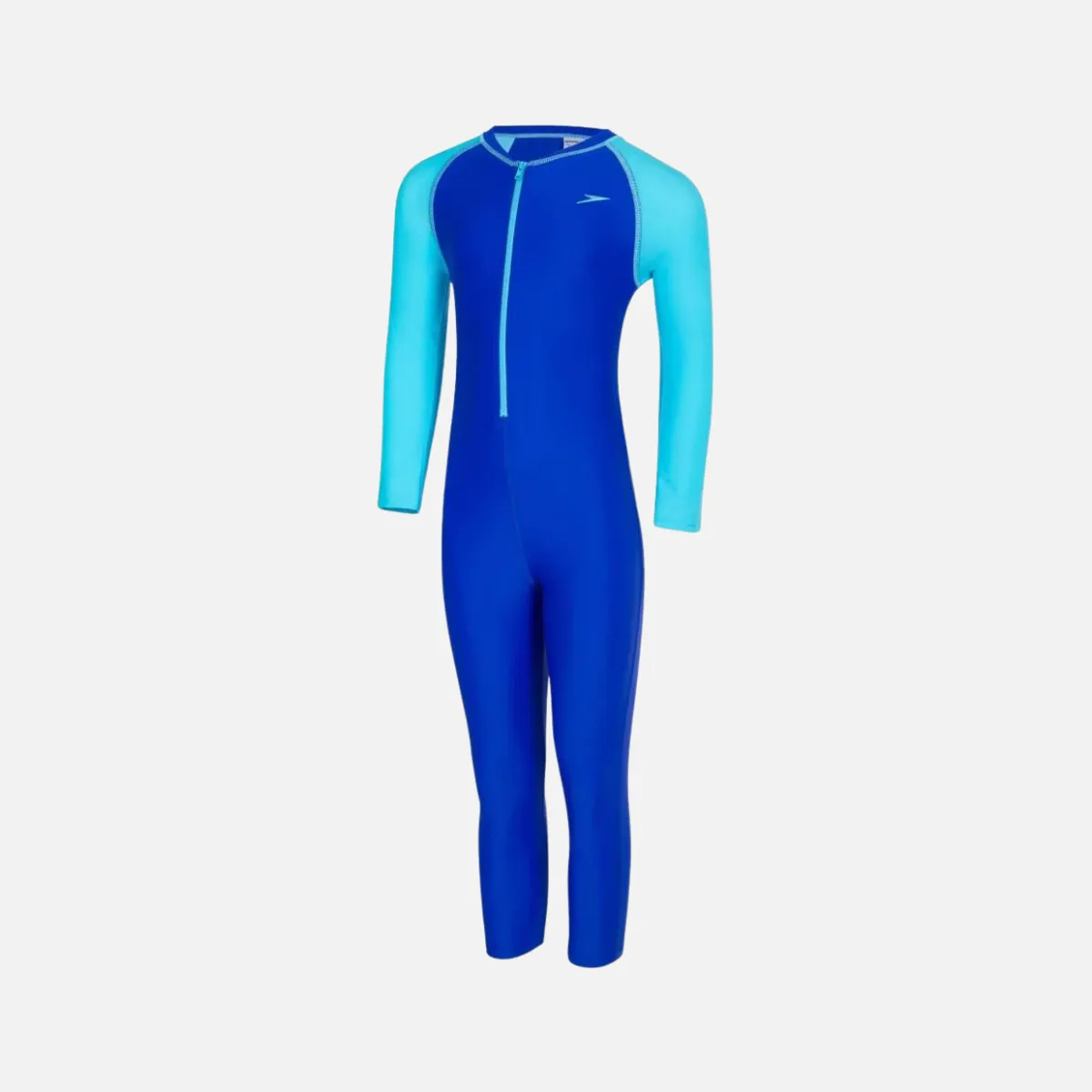 Speedo Color Block All In 1 Kids Boy Swim Suit -Chroma Blue/Aqua Splash