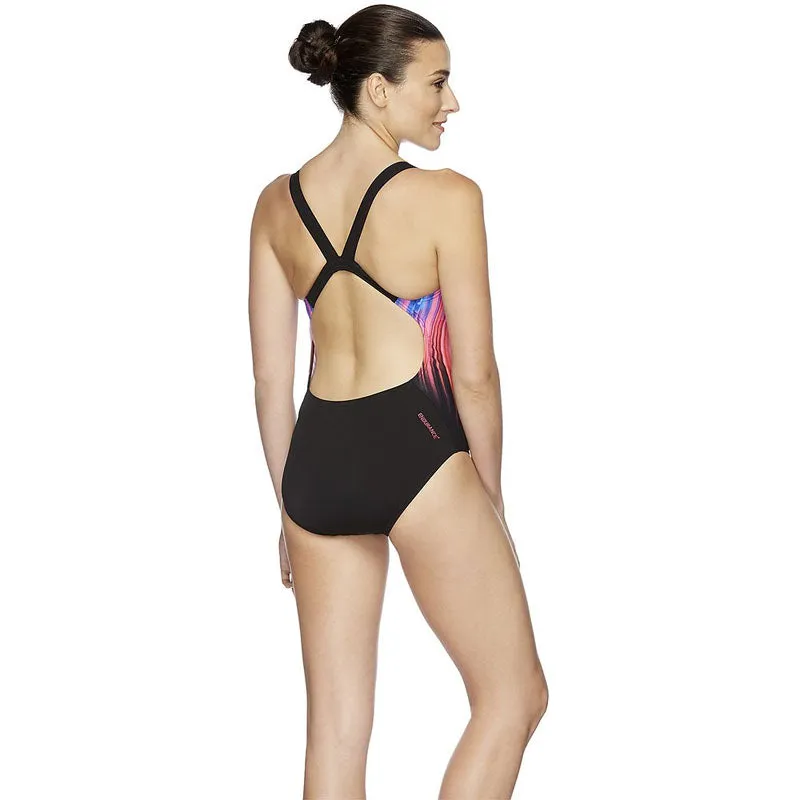 SPEEDO D/DD LEADERBACK 1 PCE MULTICOLOURED