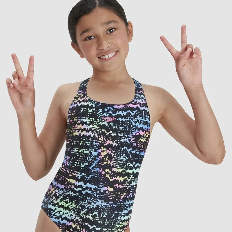 Speedo Girls Allover Medalist One Piece