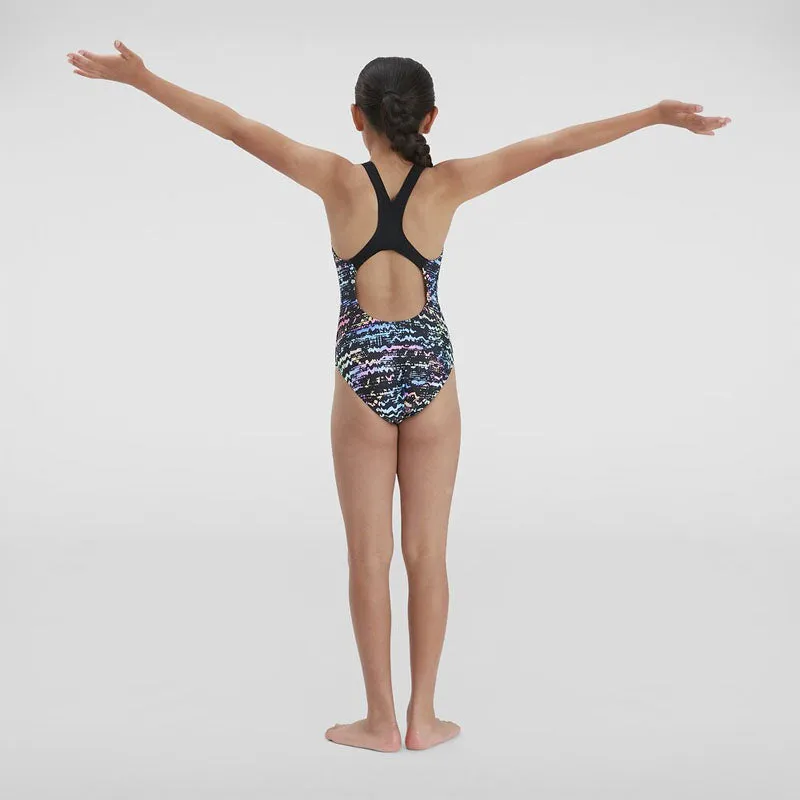 Speedo Girls Allover Medalist One Piece