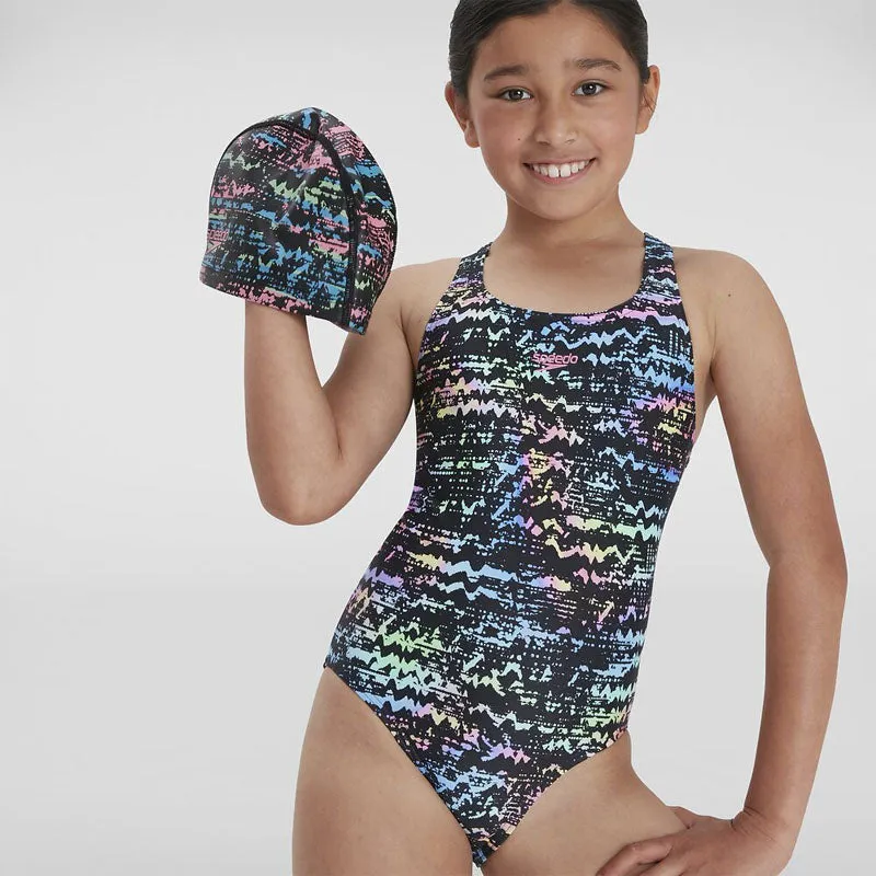 Speedo Girls Allover Medalist One Piece