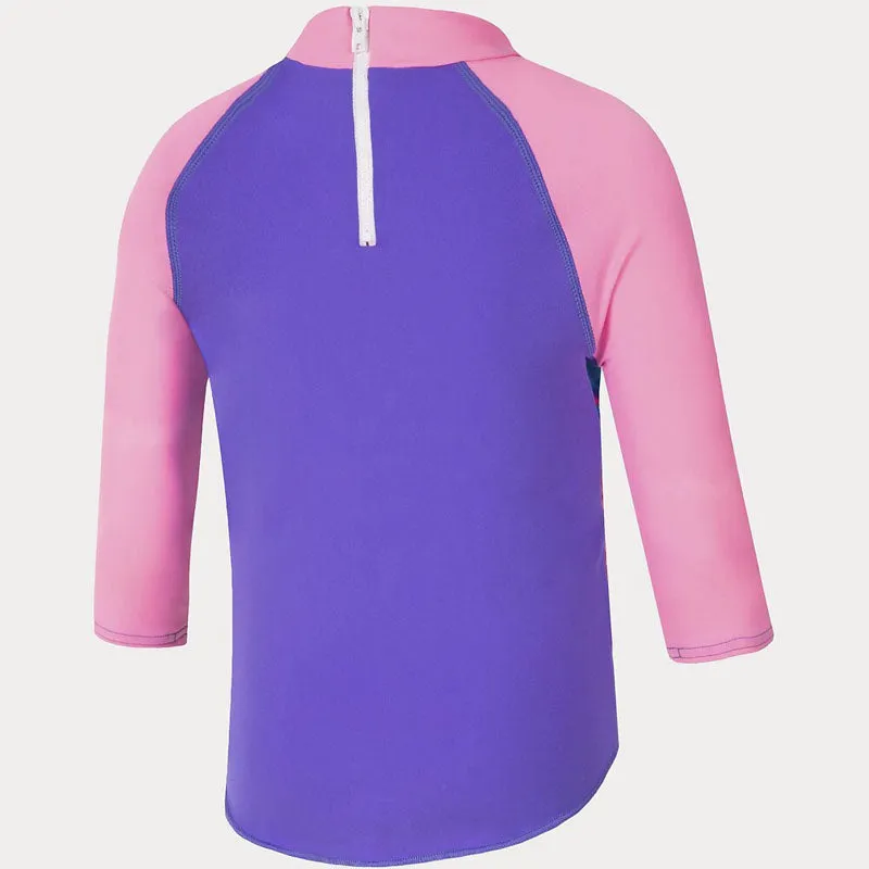 Speedo Girls Long Sleeve Suntop - Wonderland