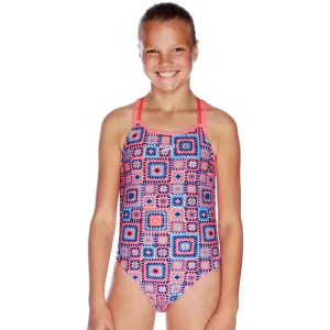 SPEEDO GIRLS NANAS SQUAR DOUBLE CROSSBACK 1PC
