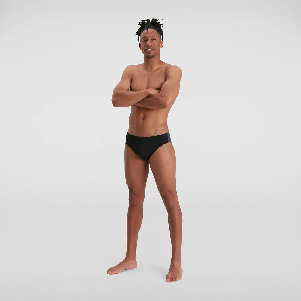 Speedo Mens Boom Logo Splice 7cm Brief