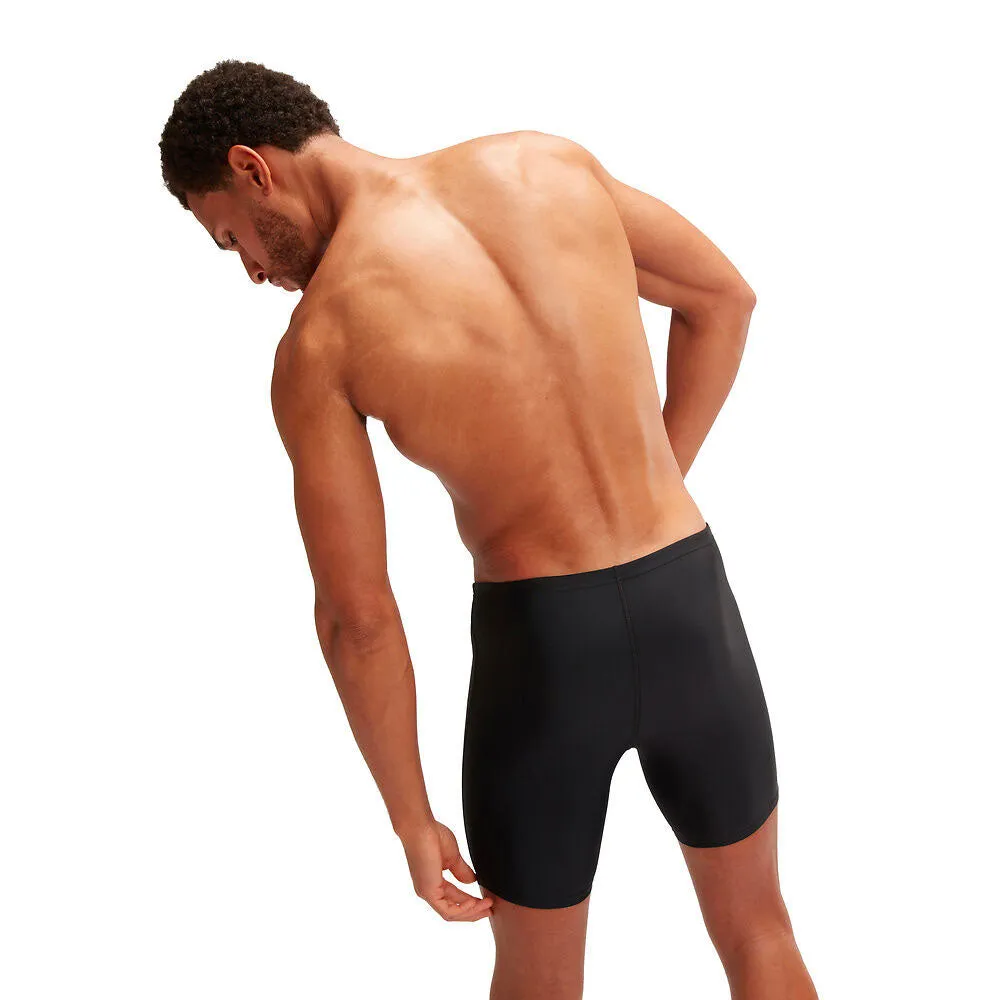 Speedo Mens Duo Logo Print Mid Jammer