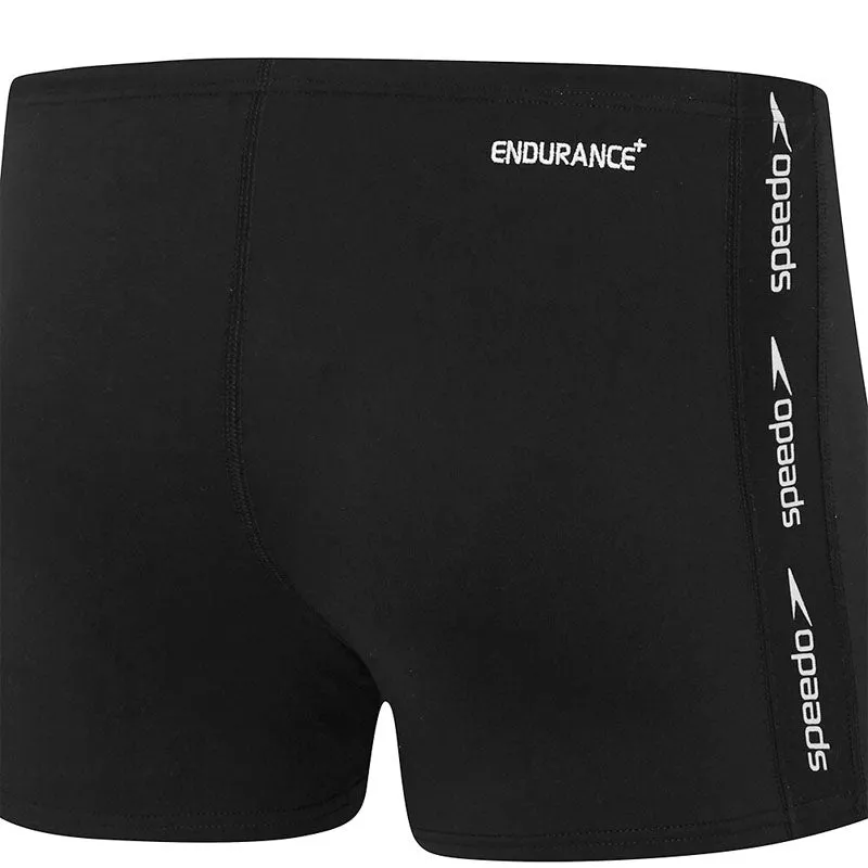 SPEEDO MENS SUPERIORITY AQUASHORT BLACK WHITE