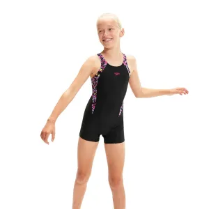 Speedo Printed Panel Junior Legsuit