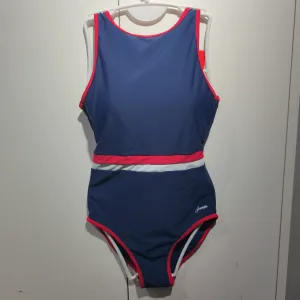 Speedo S20 F High Neck Open Back Swimsuit