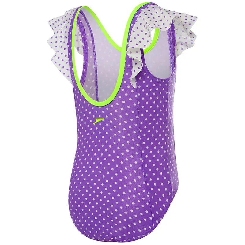 SPEEDO TODDLER GIRL DOTTY FRILL 1PC