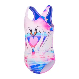 SPEEDO TODDLER GIRL SWAN DREAM BATHERS PINK