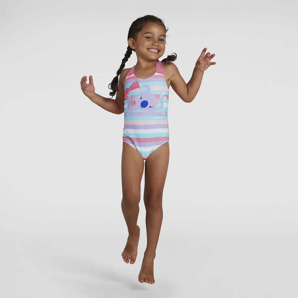 Speedo Toddler Girls Koko Koala Placement Crossback