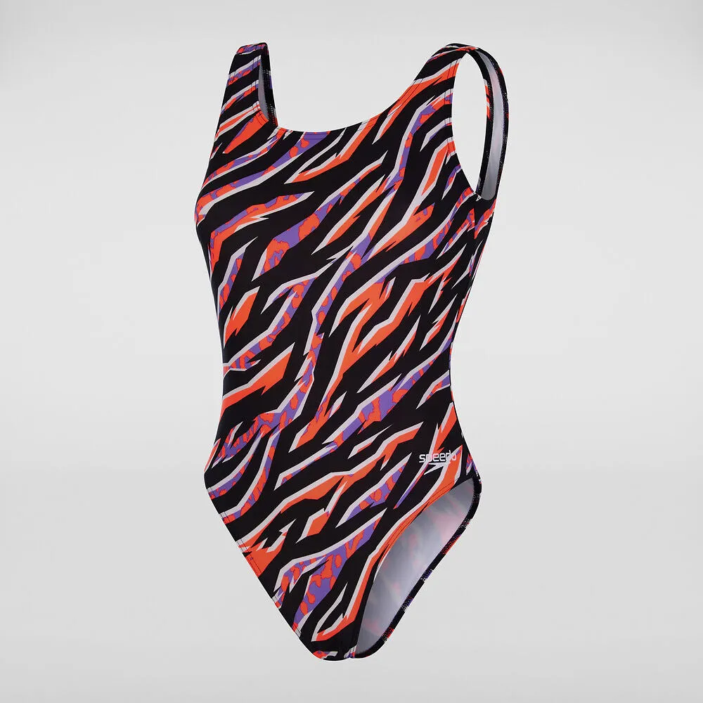 SPEEDO U BACK HI LEG WOMENS BATHERS