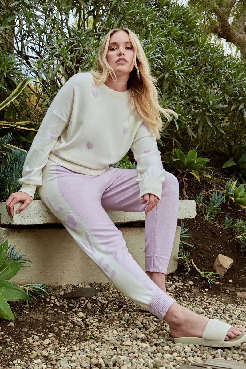 Spiritual Gangster Love Sweater Knit Jogger