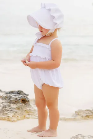 St. Bart's Bubble Bathing Suit - Worth Avenue White