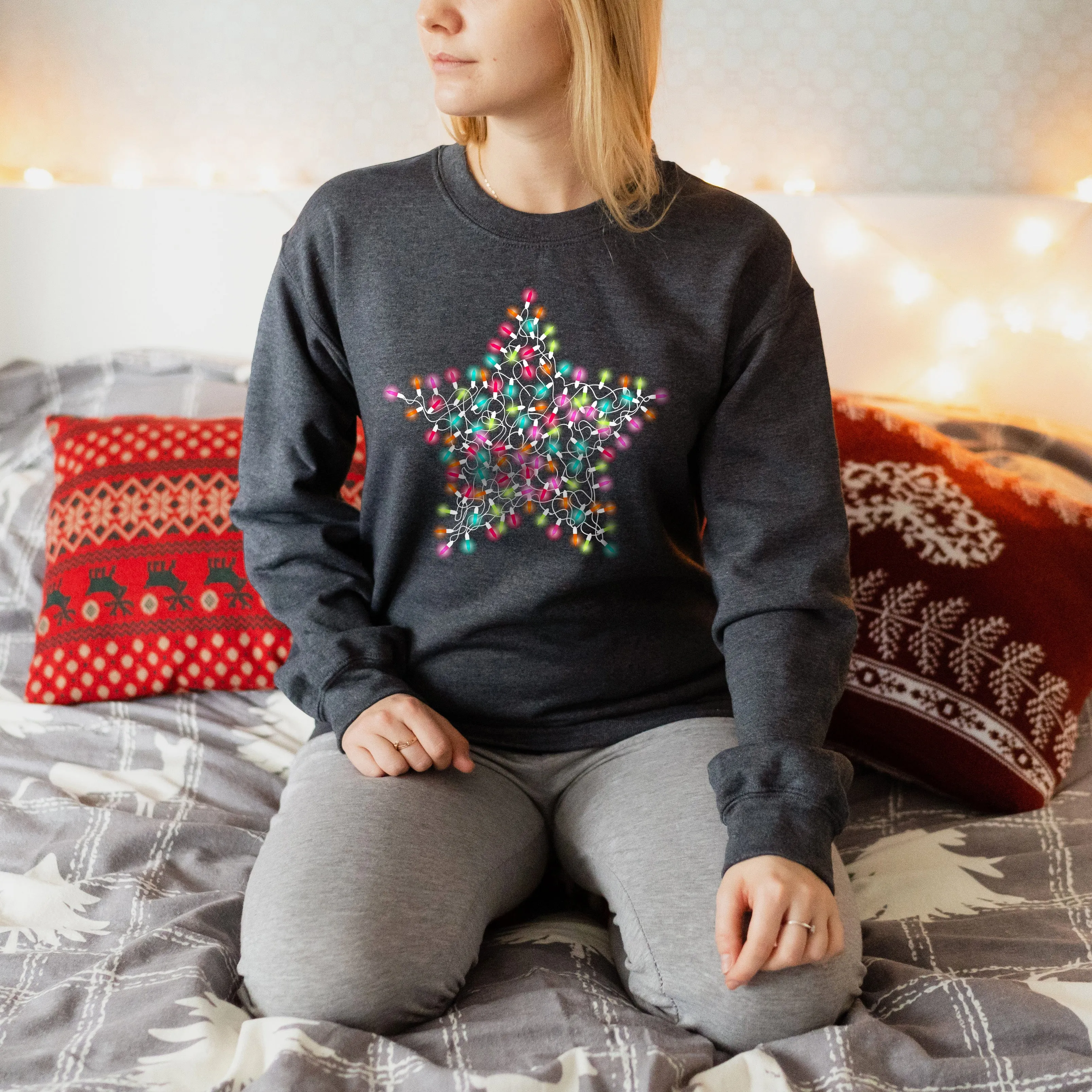 STAR LIGHTS CREWNECK SWEATSHIRT