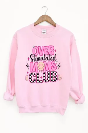 Stimulated Moms Club Graphic Fleece Sweatshirts