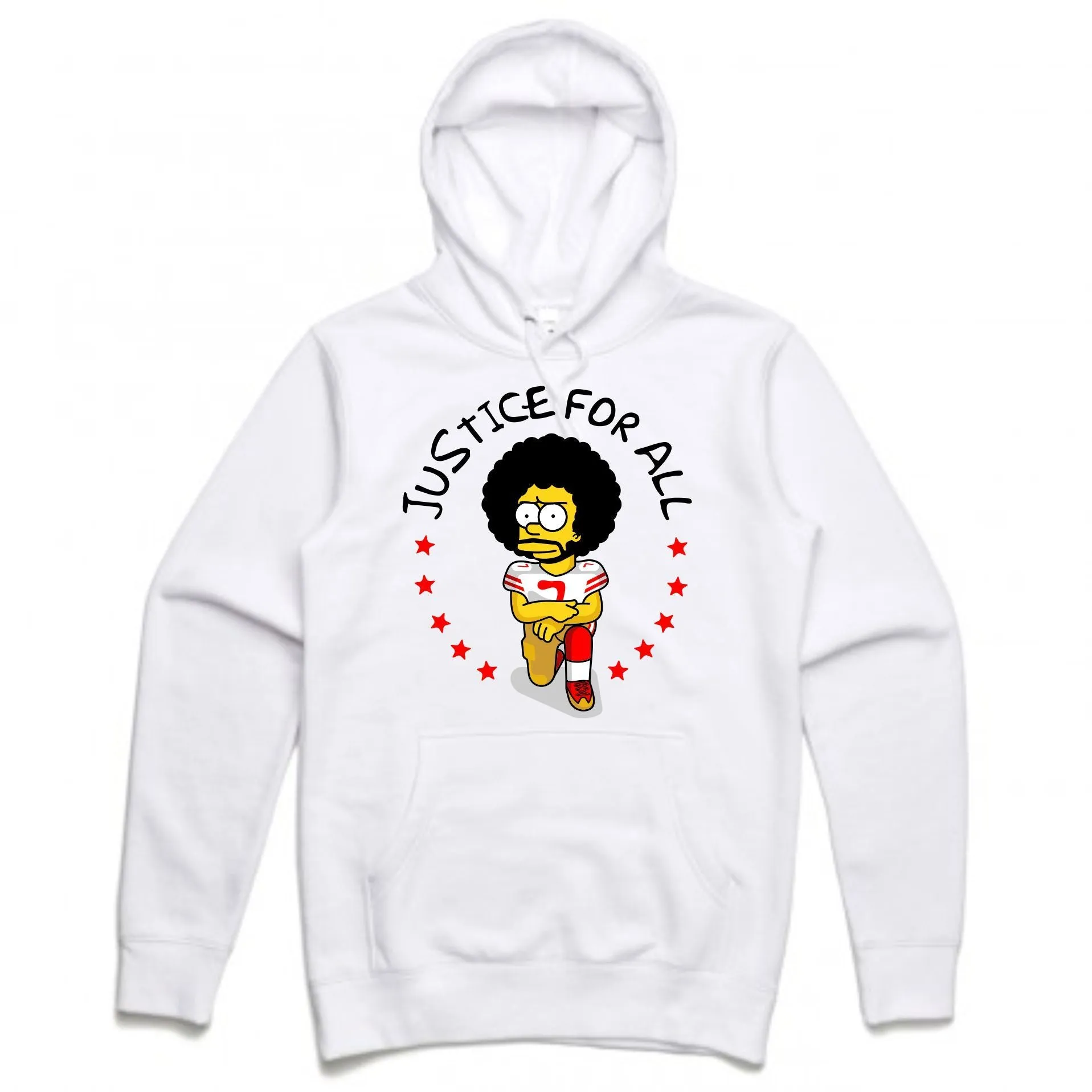 Streetwear on Demand KAP BART BOOTLEG HOODIE WHITE