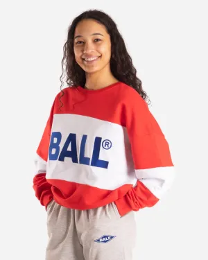 Summer Ball Crewneck - Bright Red