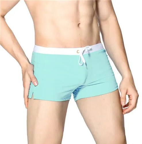 Summer Swimwear Men Breathable Men's Swimsuits Trunks Boxer Briefs Sunga SwimSuits Maillot De Bain Beach Shorts