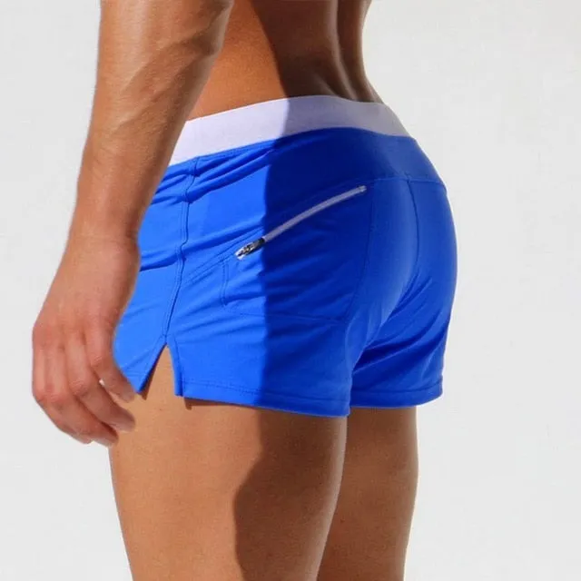 Summer Swimwear Men Breathable Men's Swimsuits Trunks Boxer Briefs Sunga SwimSuits Maillot De Bain Beach Shorts