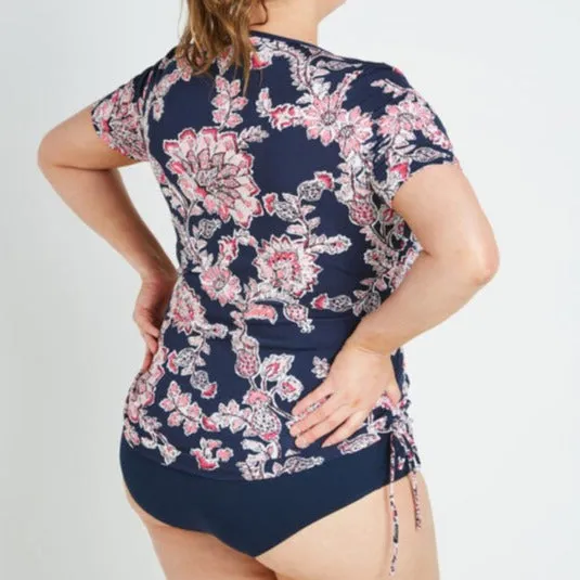 Sun Safe Rash T-Shirt Bramble Rose
