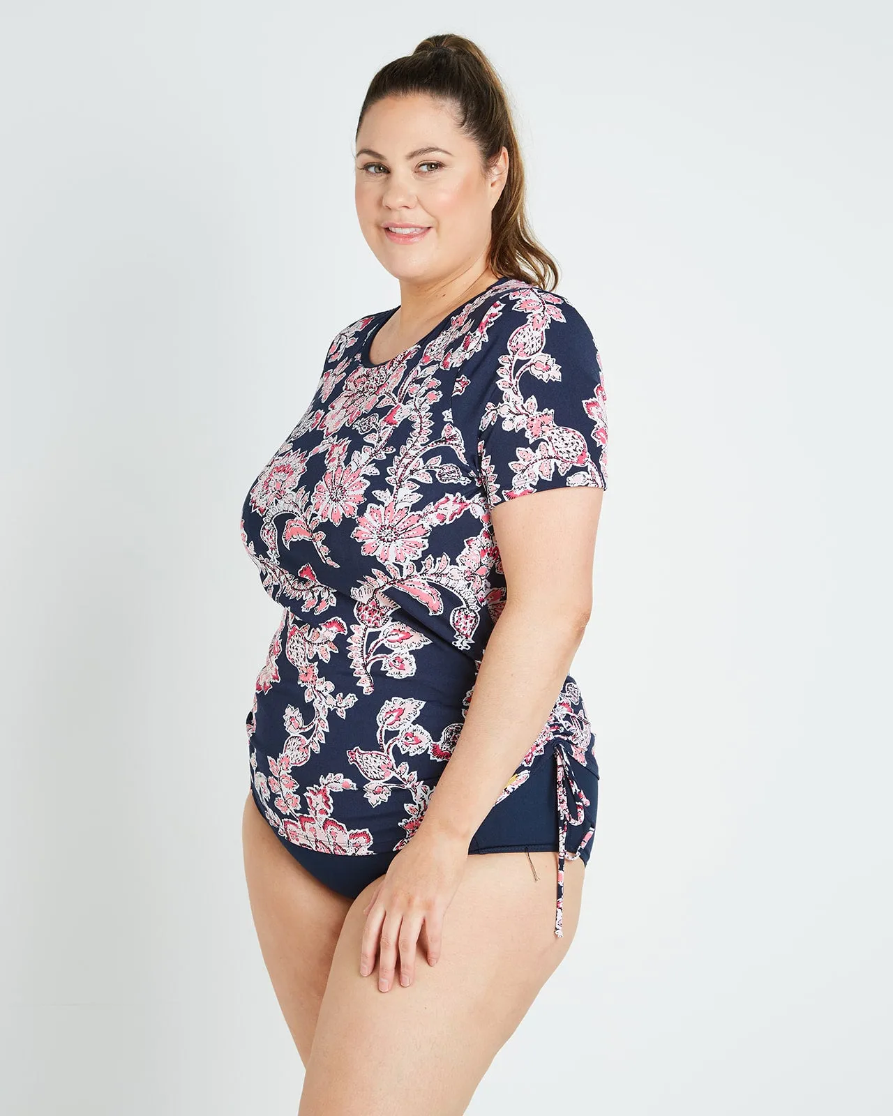 Sun Safe Rash T-Shirt Bramble Rose