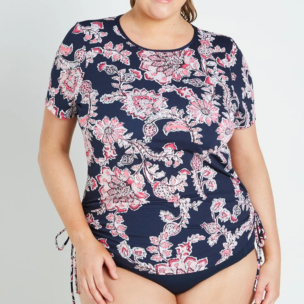 Sun Safe Rash T-Shirt Bramble Rose