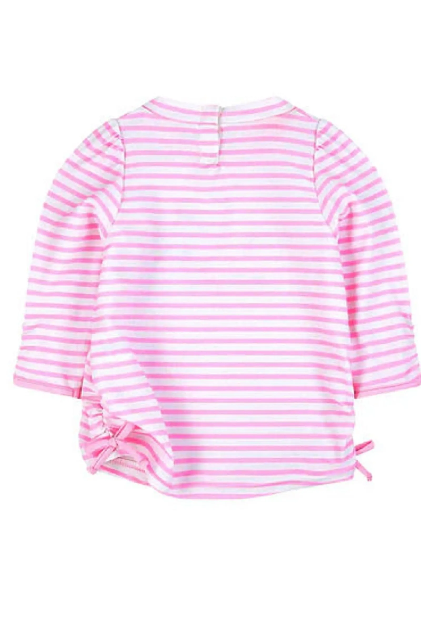 SUNUVA Baby Girls Pink Stripe Fruit Friends Rash Vest