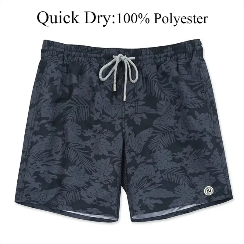 Surfcuz mens swim shorts quick dry beach board shorts with mesh lining 2022 new summer swim trunks