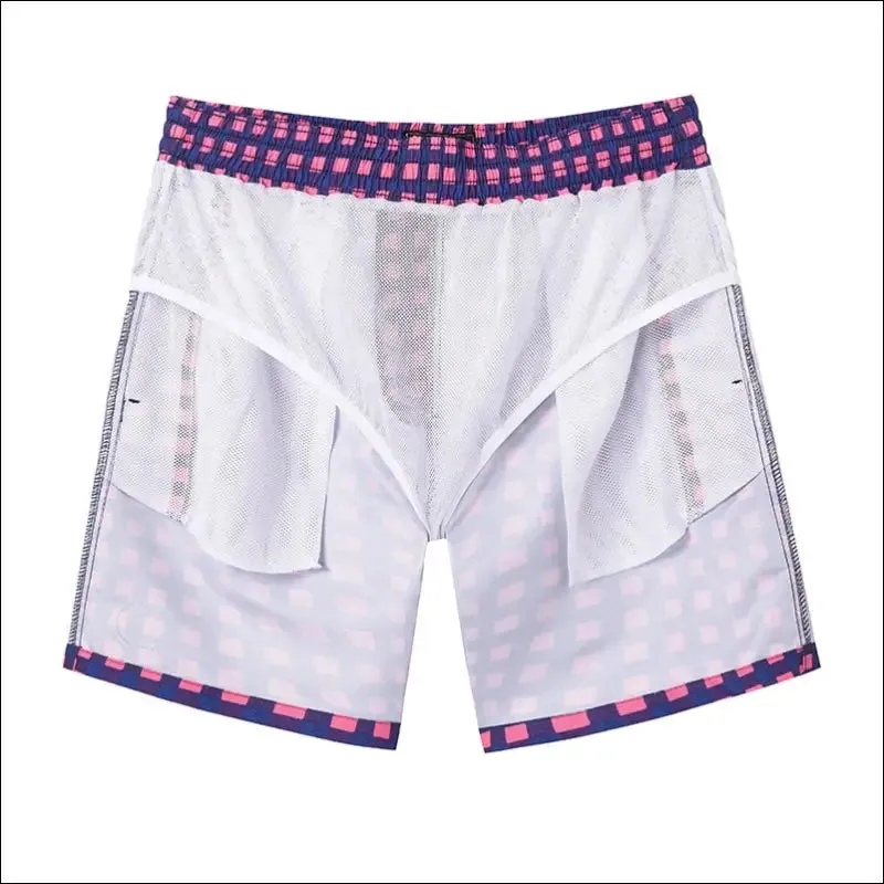 Surfcuz mens swim shorts quick dry beach board shorts with mesh lining 2022 new summer swim trunks