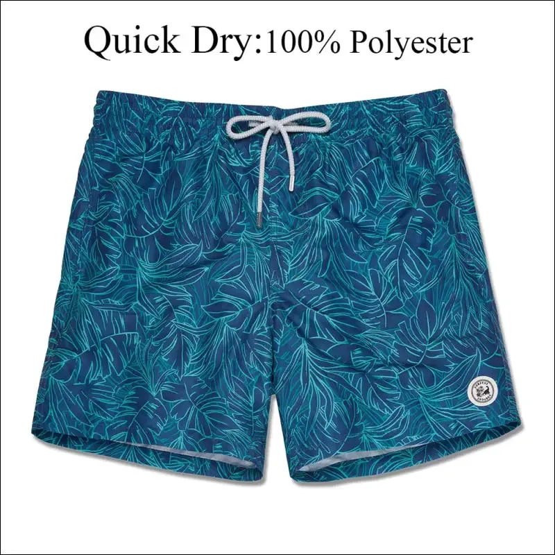 Surfcuz mens swim shorts quick dry beach board shorts with mesh lining 2022 new summer swim trunks