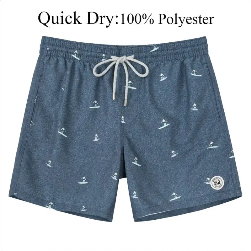 Surfcuz mens swim shorts quick dry beach board shorts with mesh lining 2022 new summer swim trunks