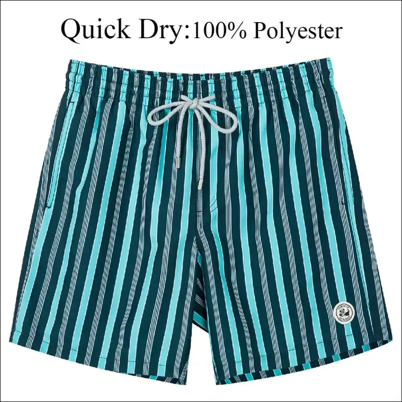Surfcuz mens swim shorts quick dry beach board shorts with mesh lining 2022 new summer swim trunks