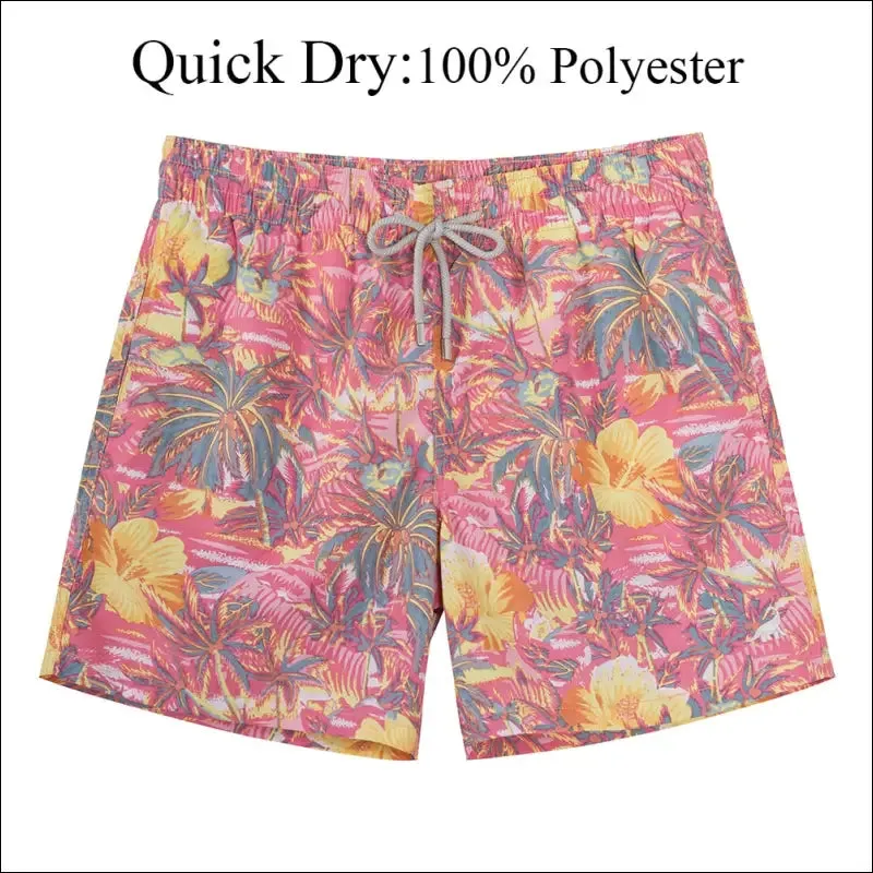 Surfcuz mens swim shorts quick dry beach board shorts with mesh lining 2022 new summer swim trunks