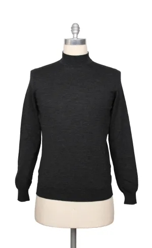 Svevo Parma Dark Gray Mock Turtleneck Sweater