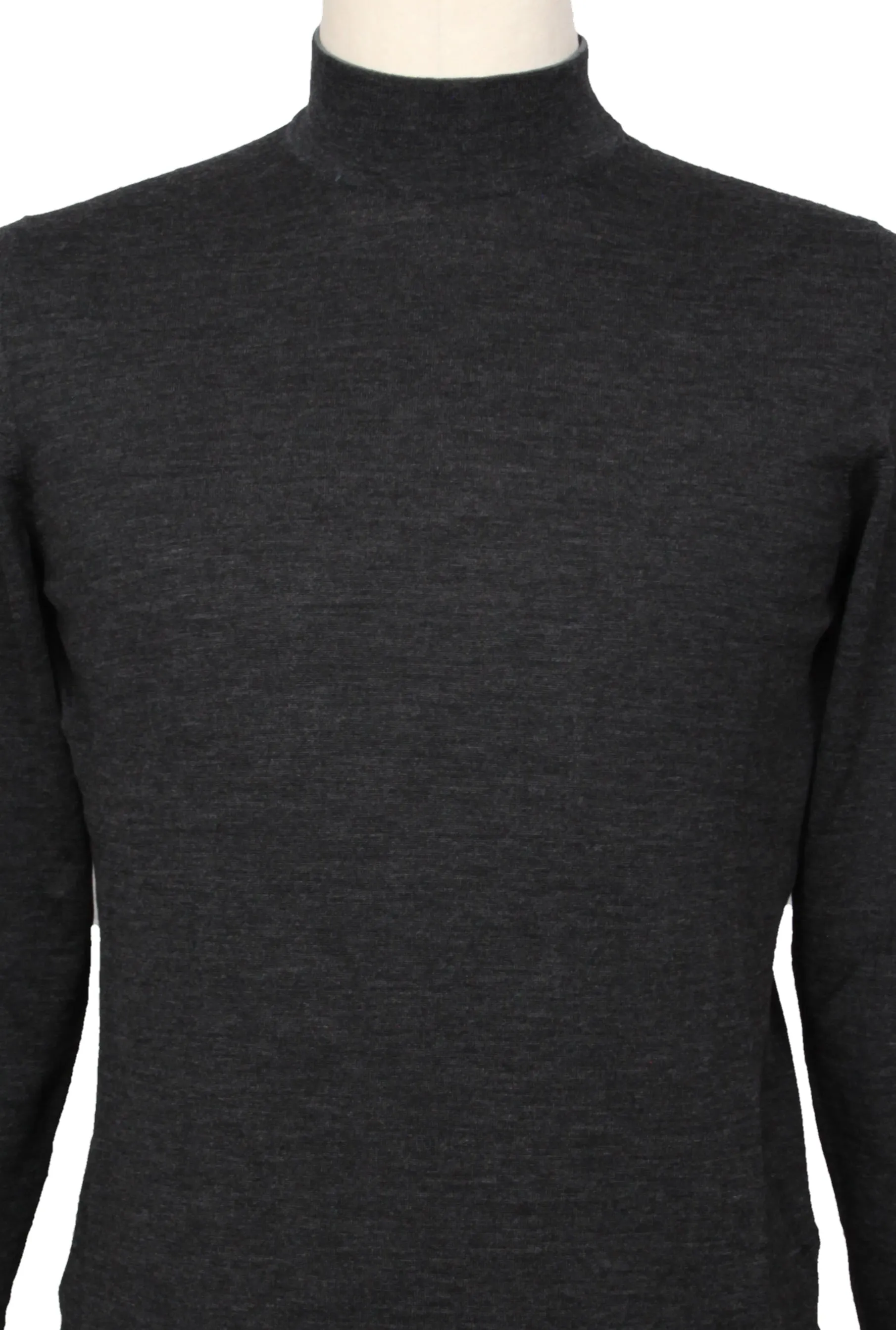 Svevo Parma Dark Gray Mock Turtleneck Sweater