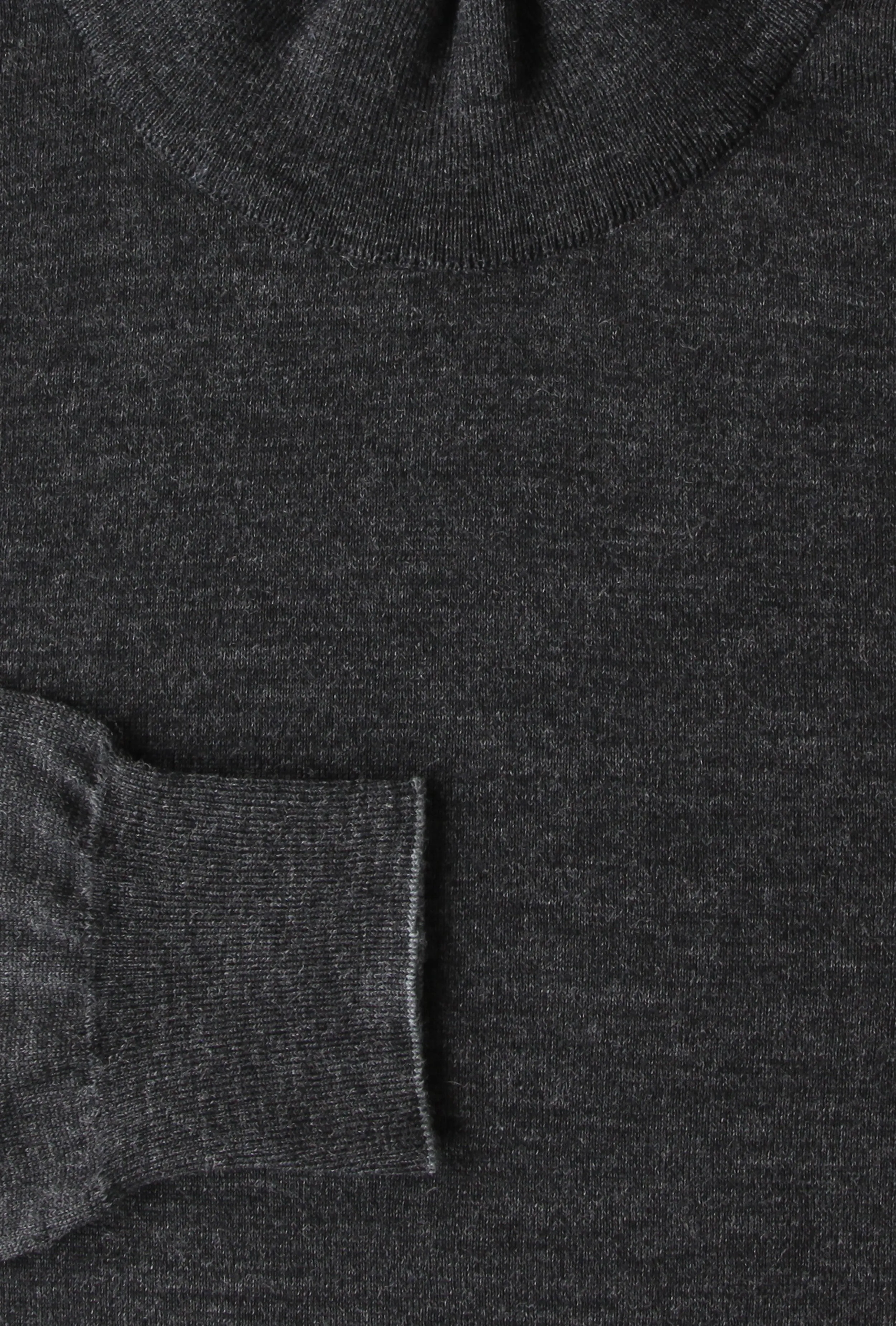 Svevo Parma Dark Gray Mock Turtleneck Sweater