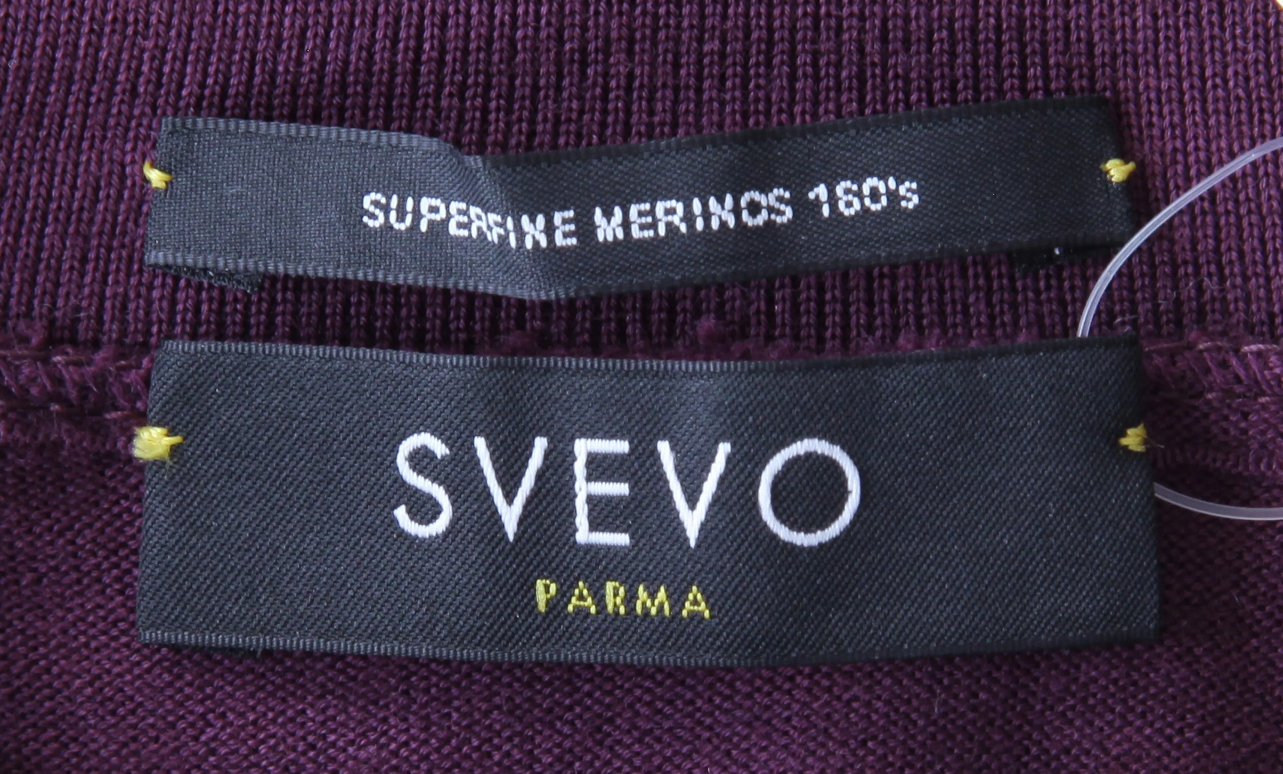 Svevo Parma Purple Turtleneck Sweater