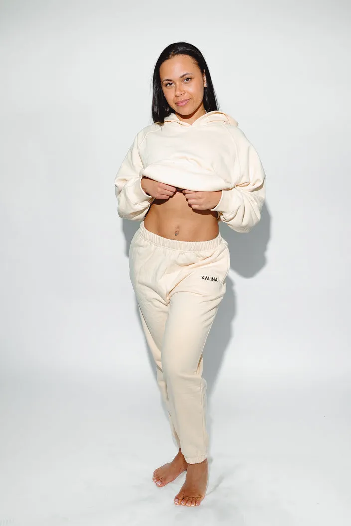 Sweatpants | Cream