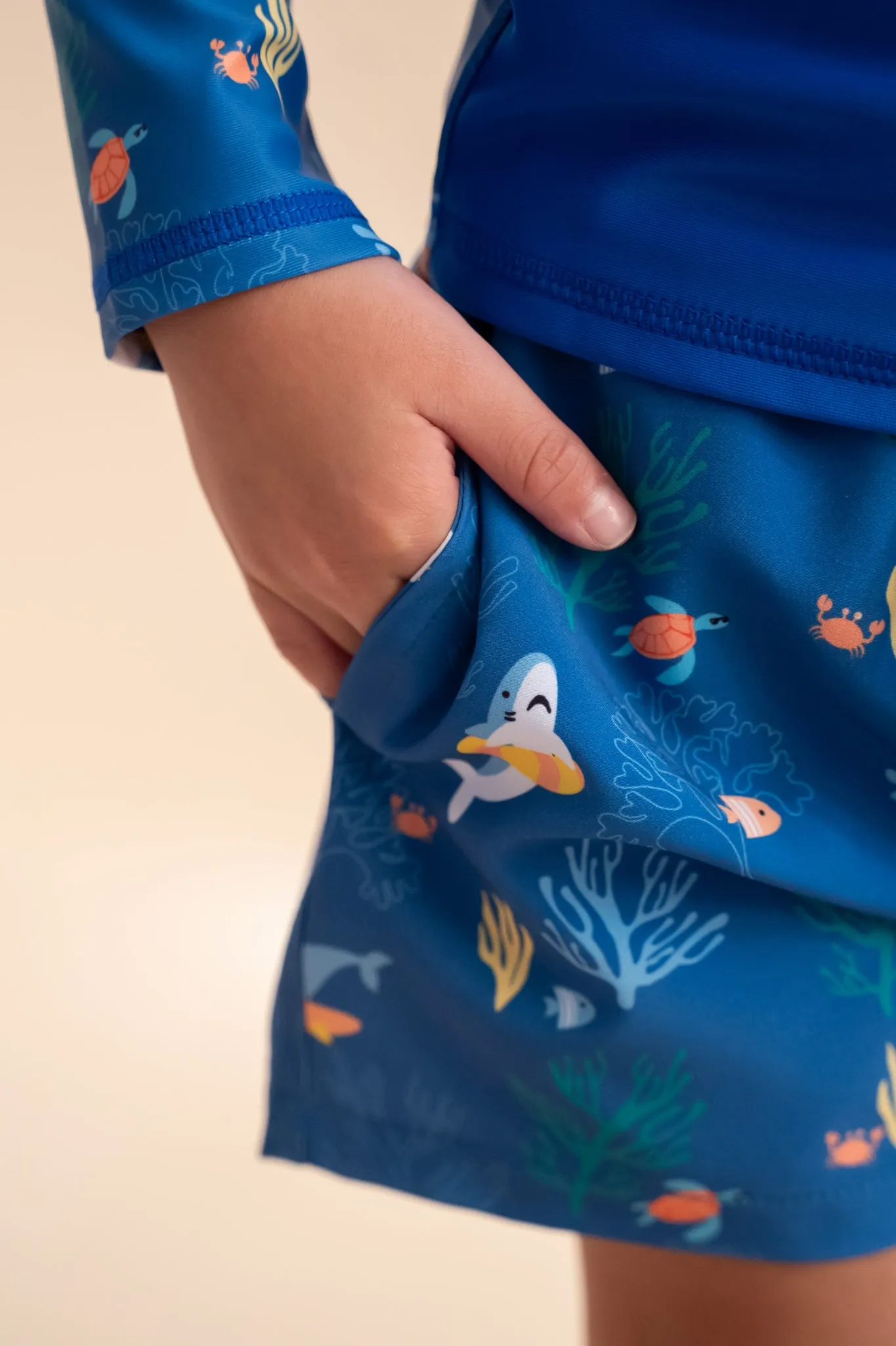 Swim Shorts - Tropical Coral