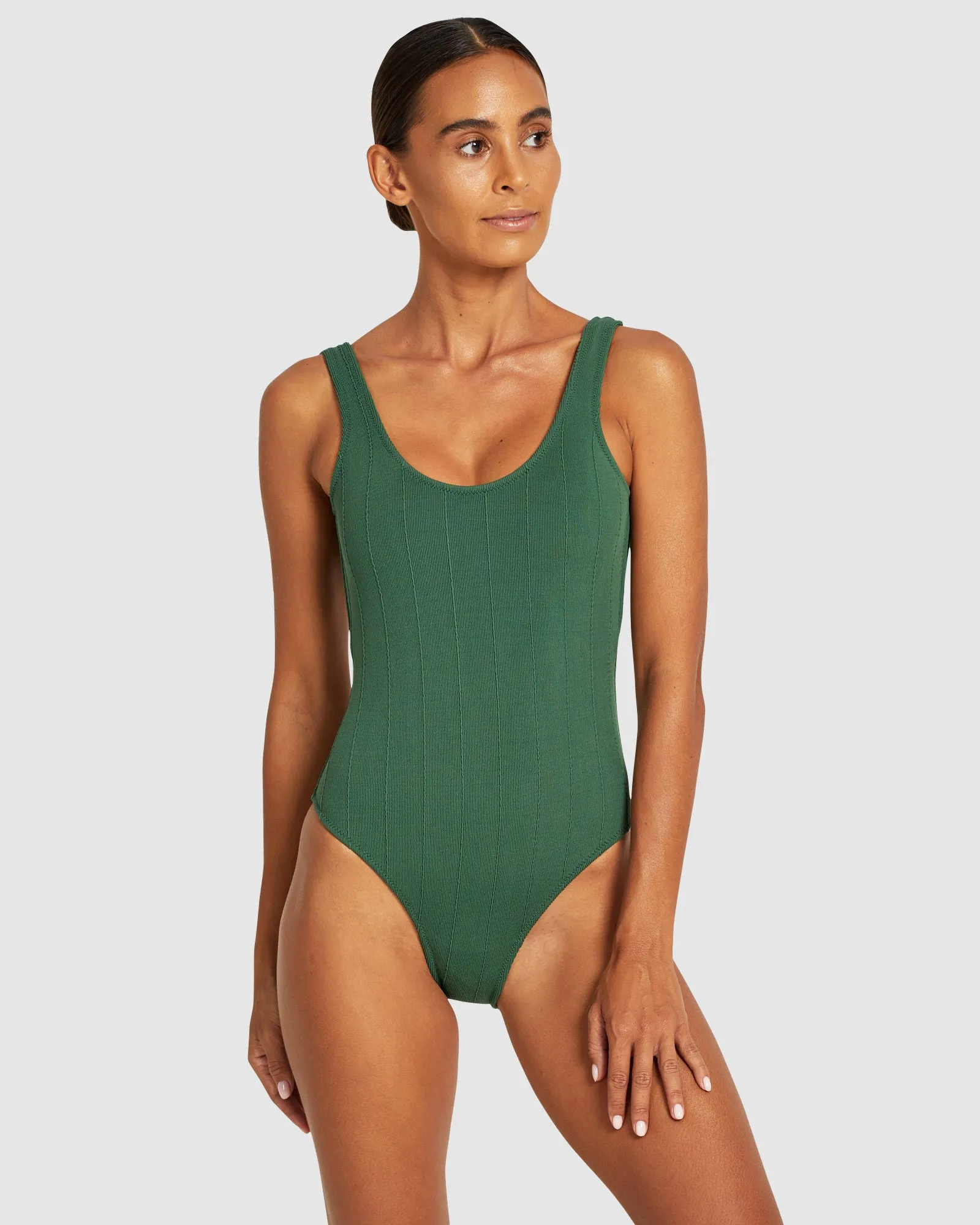 Take Me Back - Pine - One Piece Swimsuit