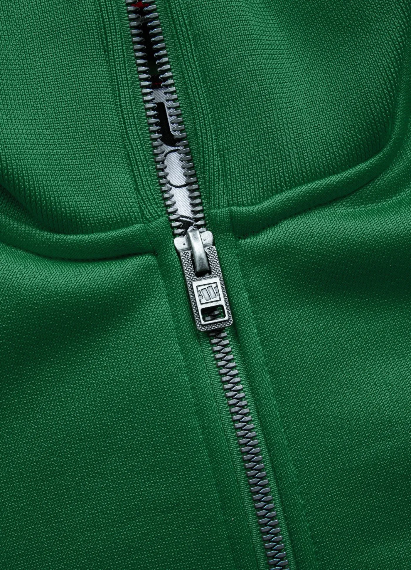 Tape Logo Oldschool Sweatjacket - Green